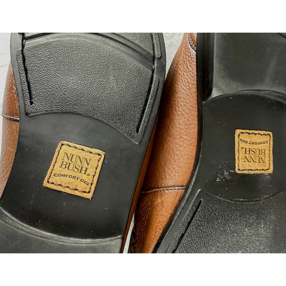 Nunn Bush Leather Tassle Loafers Brown Men's Size 12M - Picture 6 of 8